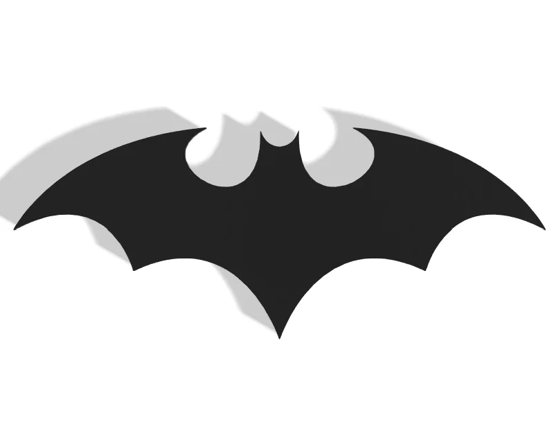 Mô hình trang trí tường biểu tượng Batman ấn tượng cho fan siêu anh hùng