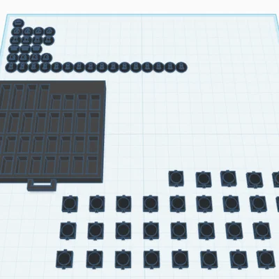 Bộ Cờ Vua Du Lịch (Portable Chess) Gọn Nhẹ In 3D