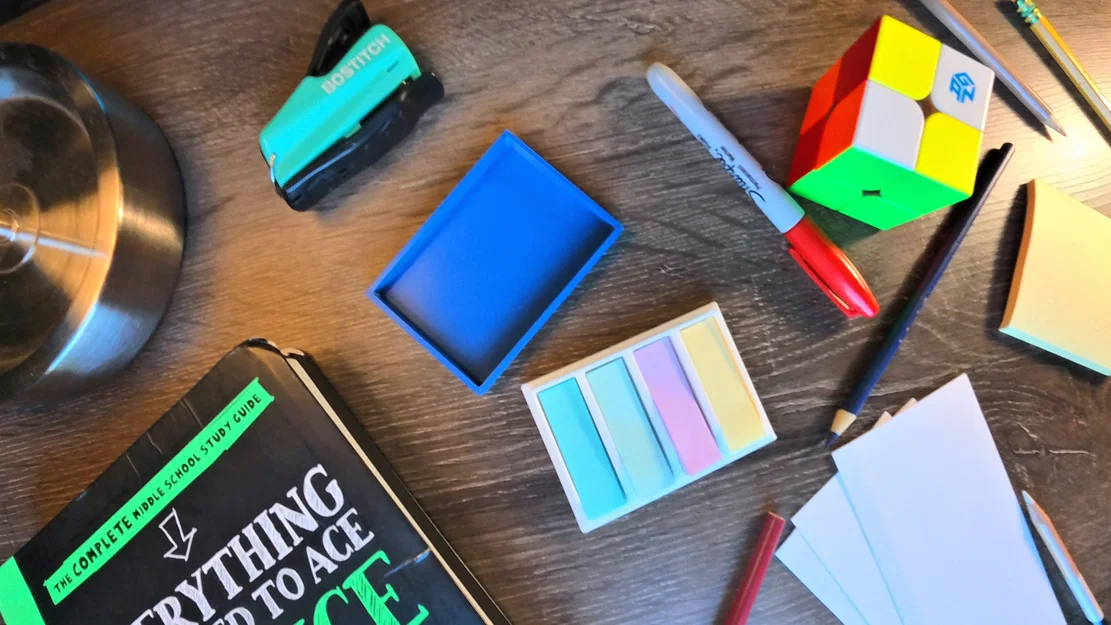 Hộp Đựng Giấy Ghi Chú Mini In 3D (Holder For Mini Post Its) - Image 1