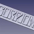 Mô hình Logo Scorpions - Phiên bản trưng bày treo tường - Thumbnail 2
