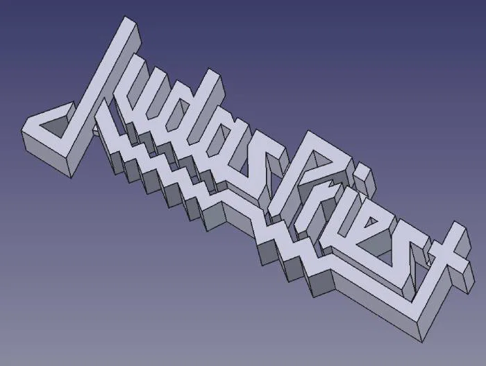 Logo Judas Priest để bàn hoặc treo tường - Image 1
