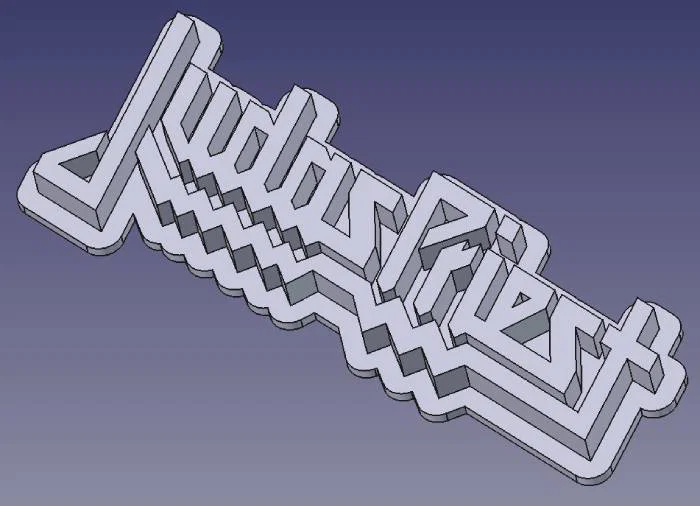 Logo Judas Priest để bàn hoặc treo tường - Image 2