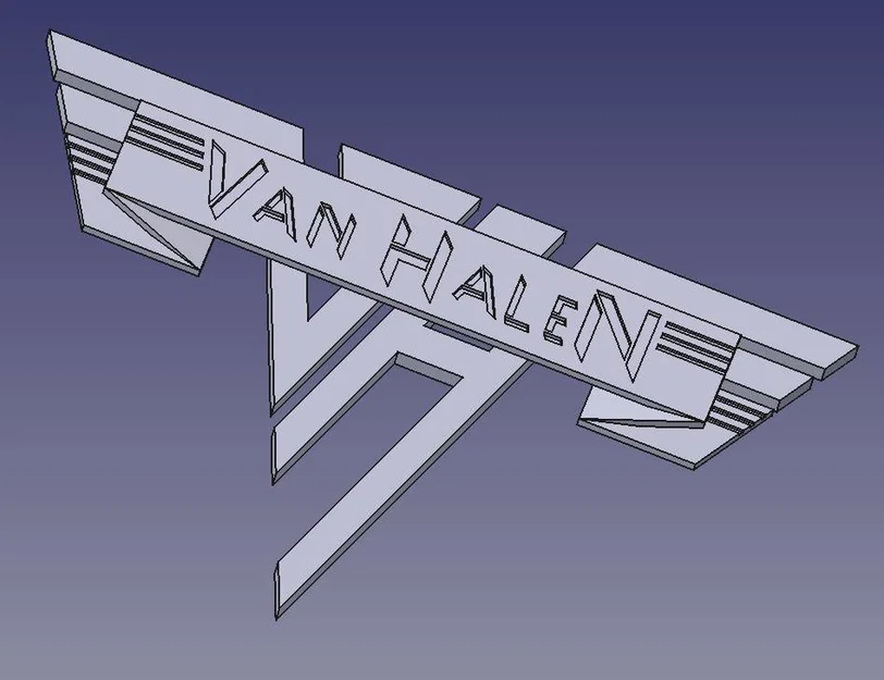 Logo Van Halen 3D - Image 1