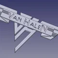 Logo Van Halen 3D - Thumbnail 1
