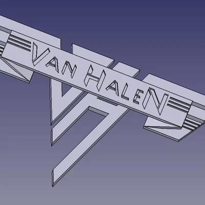 Logo Van Halen 3D