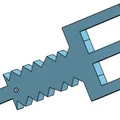Bộ sưu tập vũ khí răng cưa (Jagged Weapons) in 3D cho Cosplay - Thumbnail 3