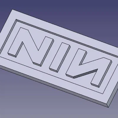 Mô hình Logo Nine Inch Nails