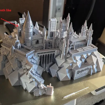 Mô hình lâu đài Hogwarts 3D tinh xảo cho fan thế giới phép thuật
