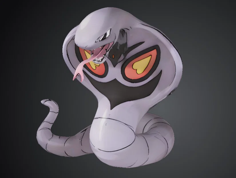 Mô hình 3D Pokemon Arbok chi tiết - File STL in 3D chất lượng cao - Image 1