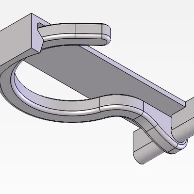 Móc treo chuối in 3D tiện lợi gắn dưới tủ bếp