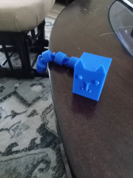 Mô hình mèo khối khớp nối Articulated Boxy Cat Fidget Toy - Image 2
