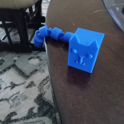 Mô hình mèo khối khớp nối Articulated Boxy Cat Fidget Toy