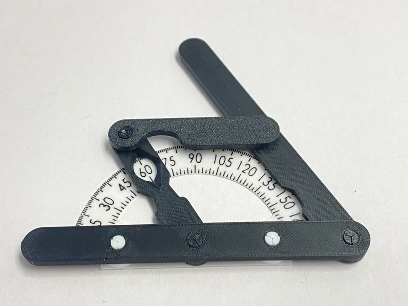 Thước đo góc (Corner Protractor) với thang đo chính xác và khớp nối snap-fit - Image 1