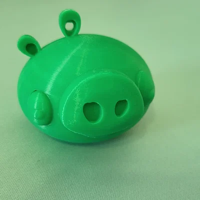 Mô hình chú heo Angry Birds 3D tích hợp làm móc khóa cực xinh