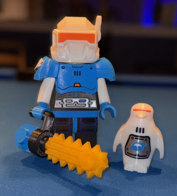 Ice Planet Explorer Brick MegaFigure (Tỷ lệ 5:1) - Image 1