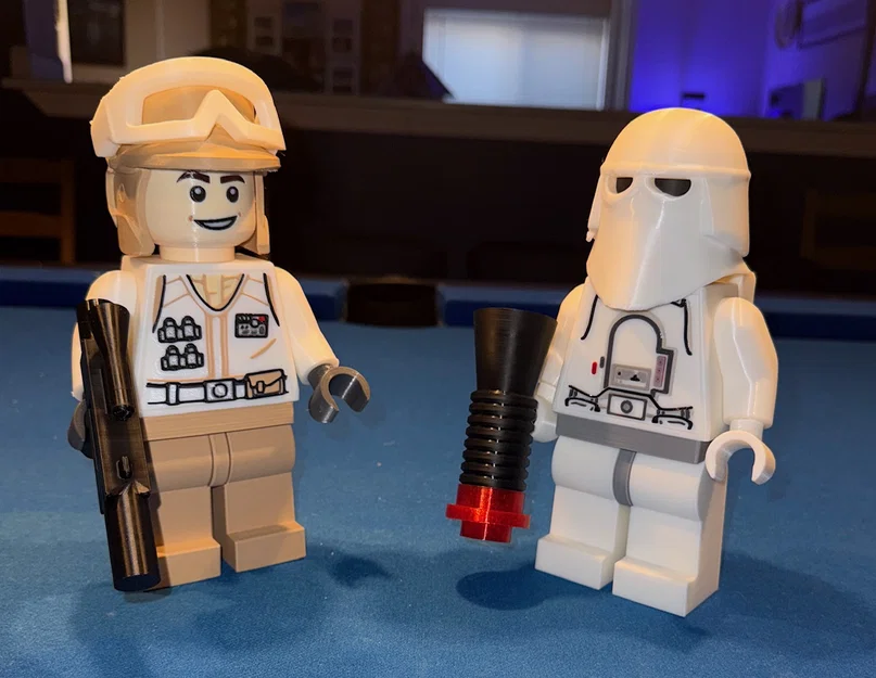 Mô hình Star Wars Hoth Rebel Trooper Brick MegaFigure (Tỷ lệ 5:1) - Image 5