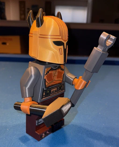 Mô hình Star Wars Mandalorian Armorer Brick MegaFigure (Tỷ lệ 5:1) - Image 4