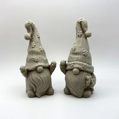 Bộ đôi chú lùn trang trí Giáng sinh - Mô hình in 3D đẹp mắt