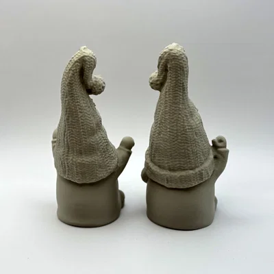 Bộ đôi chú lùn trang trí Giáng sinh - Mô hình in 3D đẹp mắt