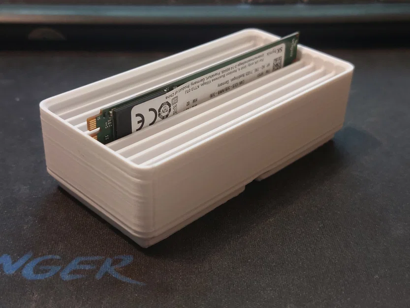 Khay đựng ổ cứng SSD NVMe/M.2 chuẩn Gridfinity 3U tiện dụng - Image 1
