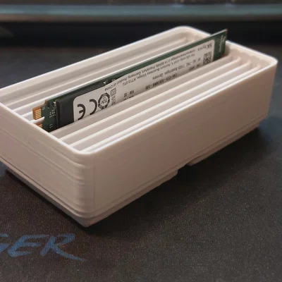 Khay đựng ổ cứng SSD NVMe/M.2 chuẩn Gridfinity 3U tiện dụng