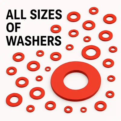 Bộ sưu tập vòng đệm (washers) đầy đủ