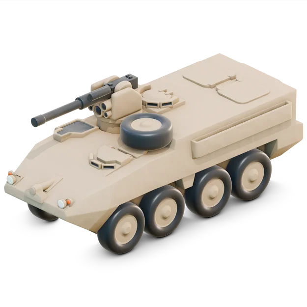 Down Range - Mô hình xe bọc thép U.S. Army Stryker - Image 1