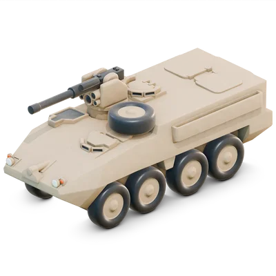 Down Range - Mô hình xe bọc thép U.S. Army Stryker