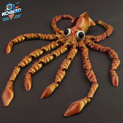 Mô hình Mực ống khớp nối (Articulated Squid)
