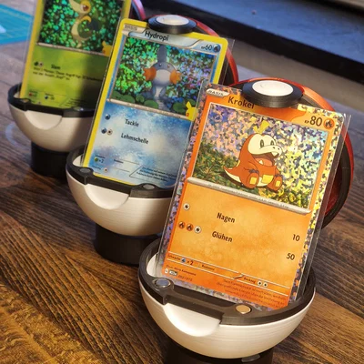 Đế Trưng Bày Thẻ Bài Pokemon Pokeball
