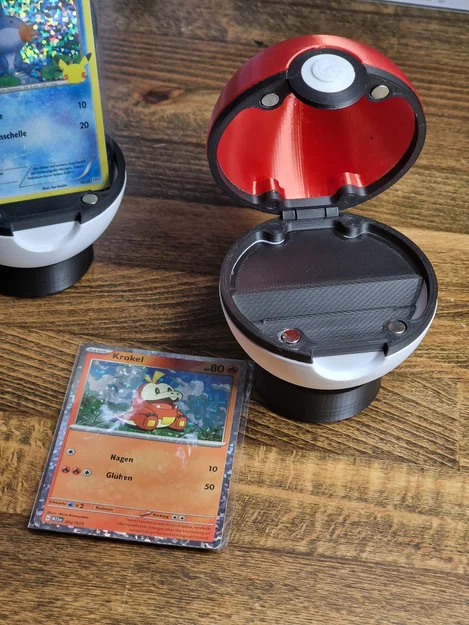 Đế Trưng Bày Thẻ Bài Pokemon Pokeball - Image 2