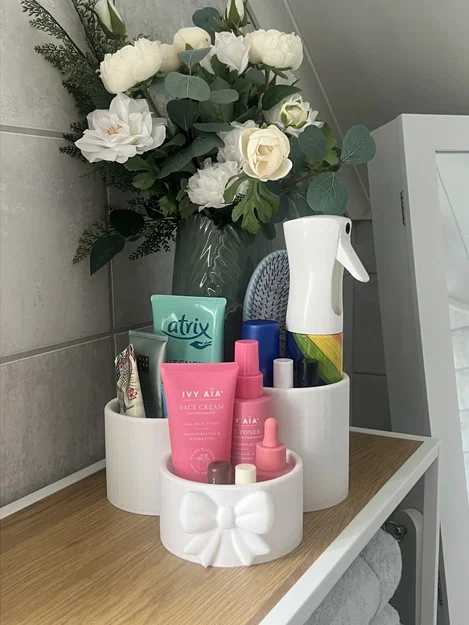 Khay đựng đồ cá nhân Bathroom Caddy - Thiết kế 3D ngăn nắp, dễ thương - Image 1
