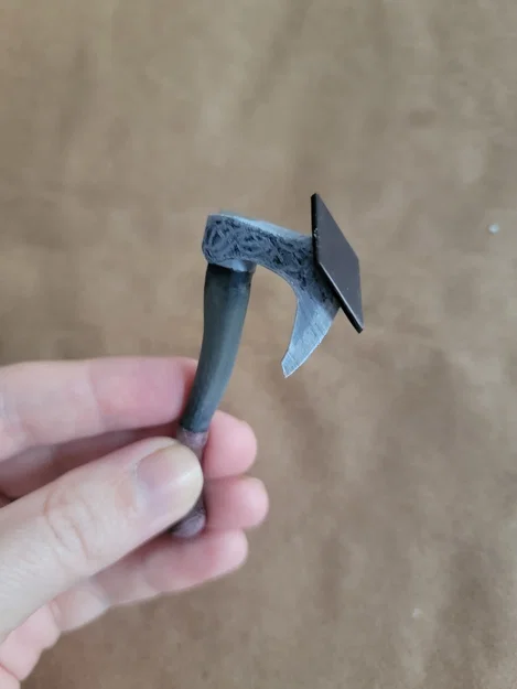 Nam châm tủ lạnh Rìu Valhalla mini - Bản gộp một mảnh - Image 4