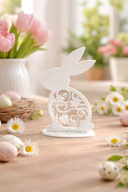 Mô hình trang trí chú thỏ Phục Sinh in 3D dễ dàng lắp ráp - Image 1
