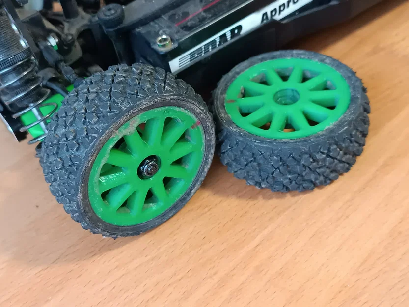 Mâm xe RC Rally EmbieRacing: Phụ tùng in 3D tiêu chuẩn cho xe đua - Image 1