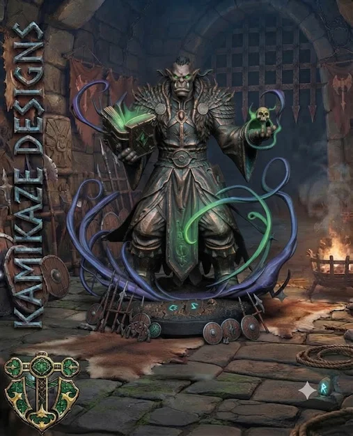 Mô hình Orc Wizard - Image 1