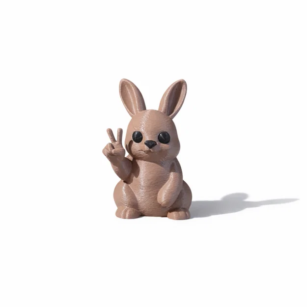 PEACE BUNNY / THỎ HÒA BÌNH - ĐỒ TRANG TRÍ ĐỘC ĐÁO & DỄ THƯƠNG CHO BÀN LÀM VIỆC - Image 4