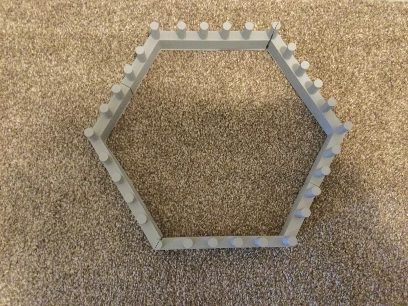 Khung Dệt Thủ Công Hình Lục Giác (Hot Pad Loom) In 3D Độc Đáo - Image 1