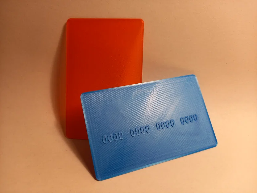 Mô hình thẻ ngân hàng (Credit Card) chuẩn ID1 in 3D - Image 1