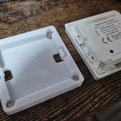 Đế gắn nam châm cho Shelly Blu Wall Switch 4 - Giải pháp lắp đặt linh hoạt