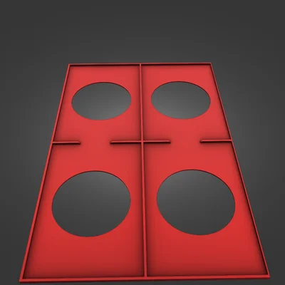 Khung ngăn cách Earth Insert (Bản remix chia nhỏ) cho máy in 3D