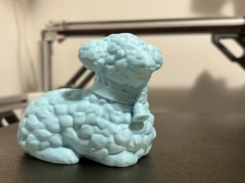 Mô hình chú cừu đáng yêu trang trí lễ Phục Sinh (Easter Lamb) 3D - Image 1