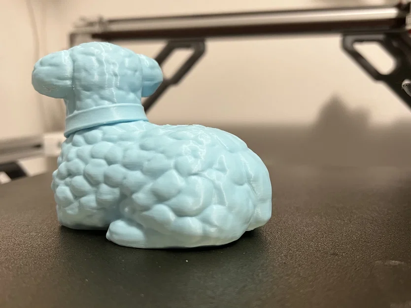 Mô hình chú cừu đáng yêu trang trí lễ Phục Sinh (Easter Lamb) 3D - Image 2
