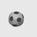 Mô hình quả bóng đá thiết kế hình học Lumpy Foosball 3D - Thumbnail 2