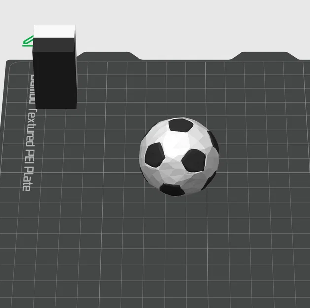 Mô hình quả bóng đá thiết kế hình học Lumpy Foosball 3D - Image 3