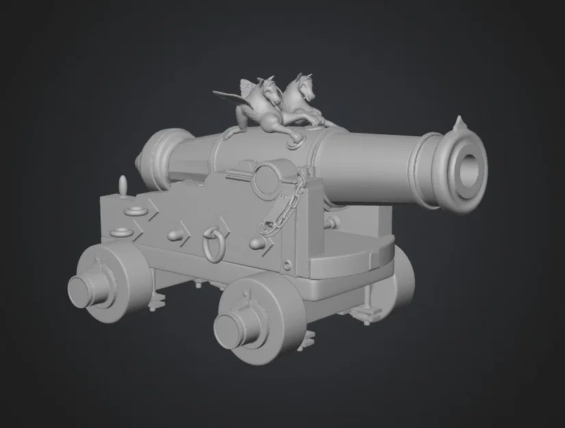 Mô hình pháo cổ Shuvalov Unicorn 1761 - File in 3D chi tiết - Image 1