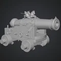 Mô hình pháo cổ Shuvalov Unicorn 1761 - File in 3D chi tiết - Thumbnail 1