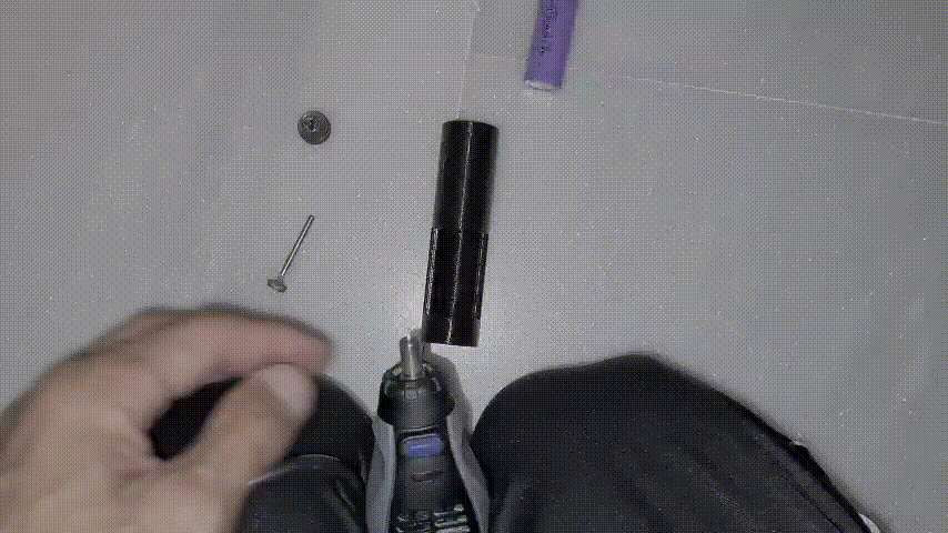 Phụ kiện in 3D hỗ trợ mài sạch pin 18650 cho máy Dremel 300 - Image 3