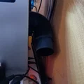 Khớp nối ống xả 90 độ cho Qidi Q2 (ống 80mm) - Thumbnail 1