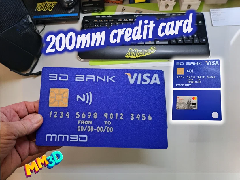 Thẻ Tín Dụng Khổng Lồ Siêu Hài Hước Có Khe Cắm NFC - Image 1